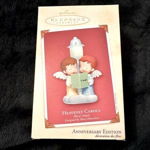 ⭐️NWT! Hallmark Ornament Mary’s Angels Heavenly Carols Anniversary Edition